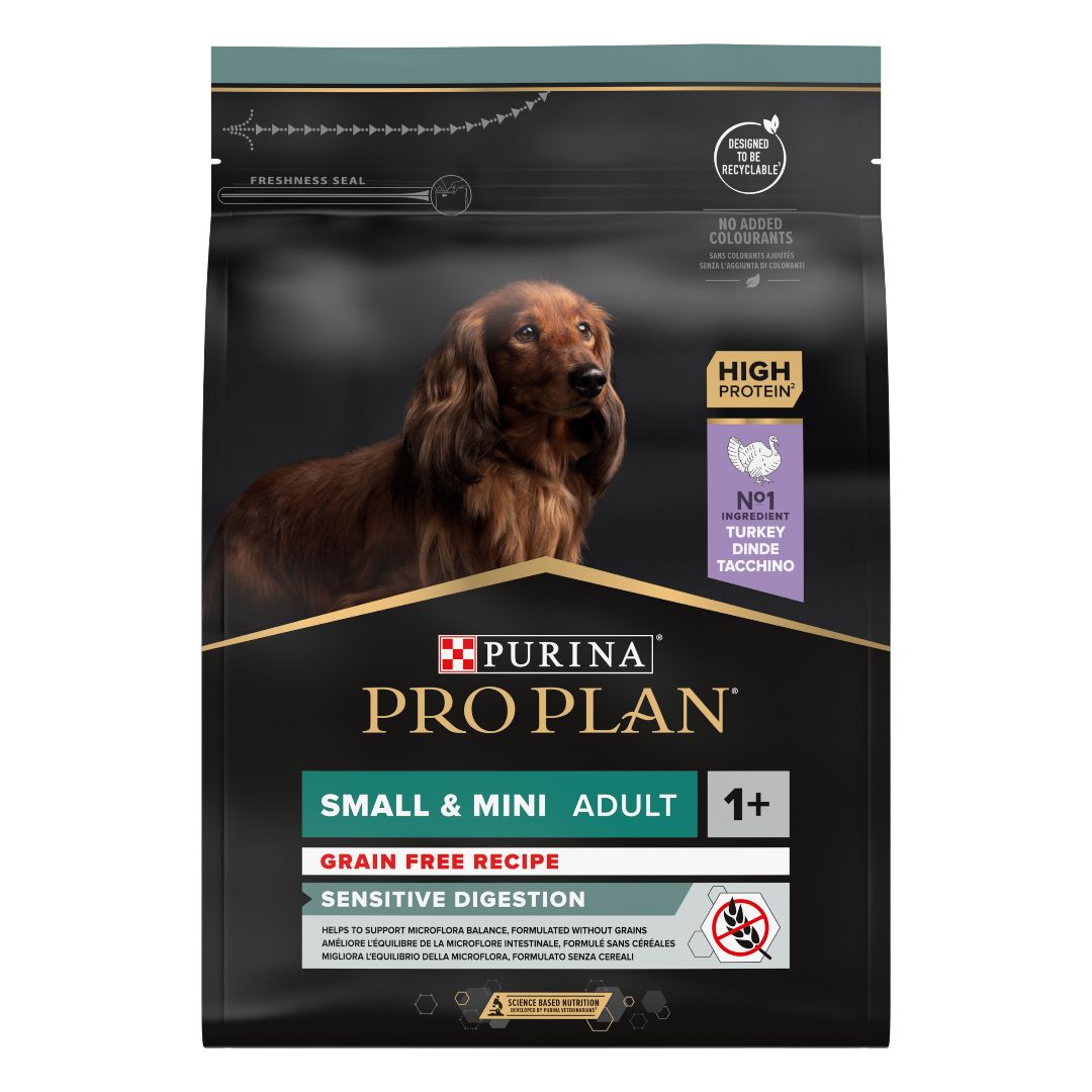 Purina Pro Plan Dog Adult Small Turkey Grain Free 2.5kg