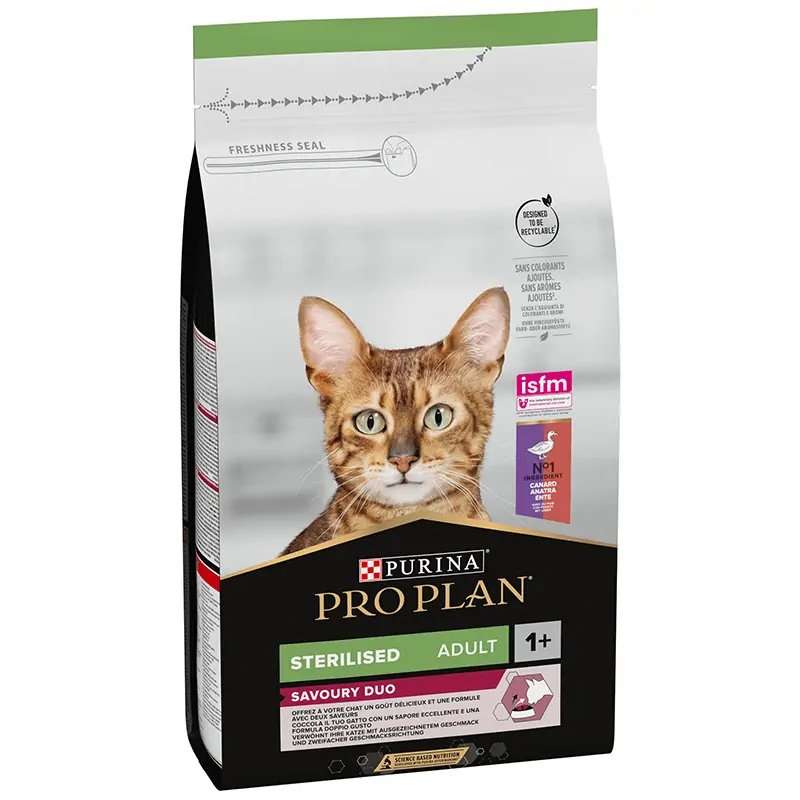 Proplan - Food For Cat - Dry - Sterilised Duck & Liver 1,5Kg