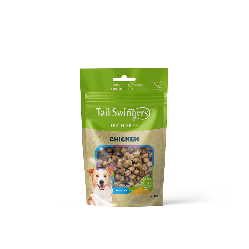 PROPET Dog Treats - Tail Swingers - Soft Snacks - Grain Free Soft Snacks
Grain Free Chicken 125gr