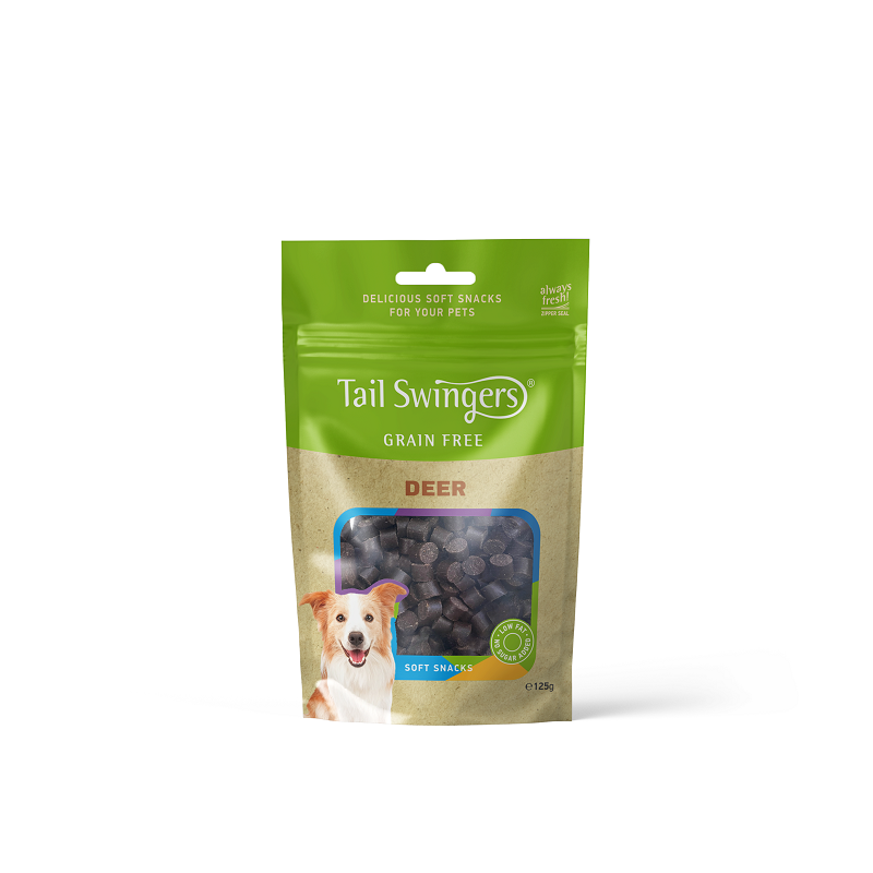 PROPET Dog Treats - Tail Swingers - Soft Snacks - Grain Free Soft Snacks
Grain Free Deer 125gr