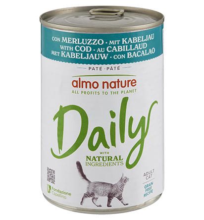 ALMO NATURE - Cat Wet Food DAILY PFC COD 400GR
