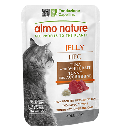 ALMO NATURE - Cat Wet Food HFC NAT. TUNA & WHITEBAIT 150GR