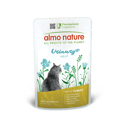 ALMO NATURE - Cat Wet Food PFC URINARY HELP TURKEY 70GR