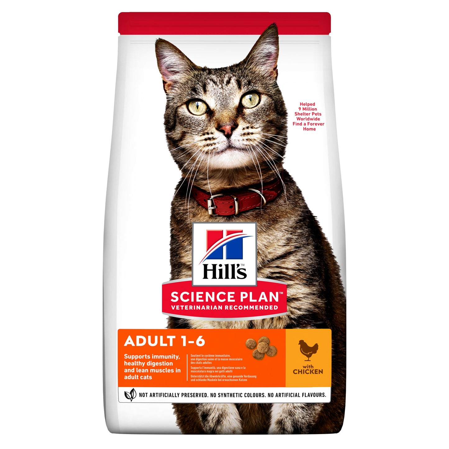 Propet - Food For Cat - Dry - Hill'S Science Plan Feline Adult 1-6 Chicken 1.5Kg