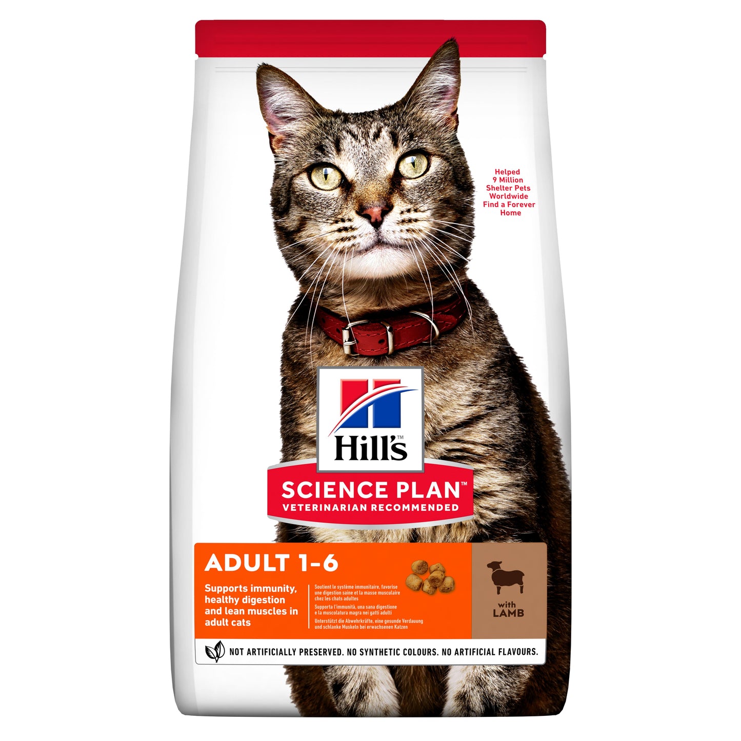 Propet - Food For Cat - Dry - Hill'S Science Plan Feline Adult 1-6 Lamb 3Kg