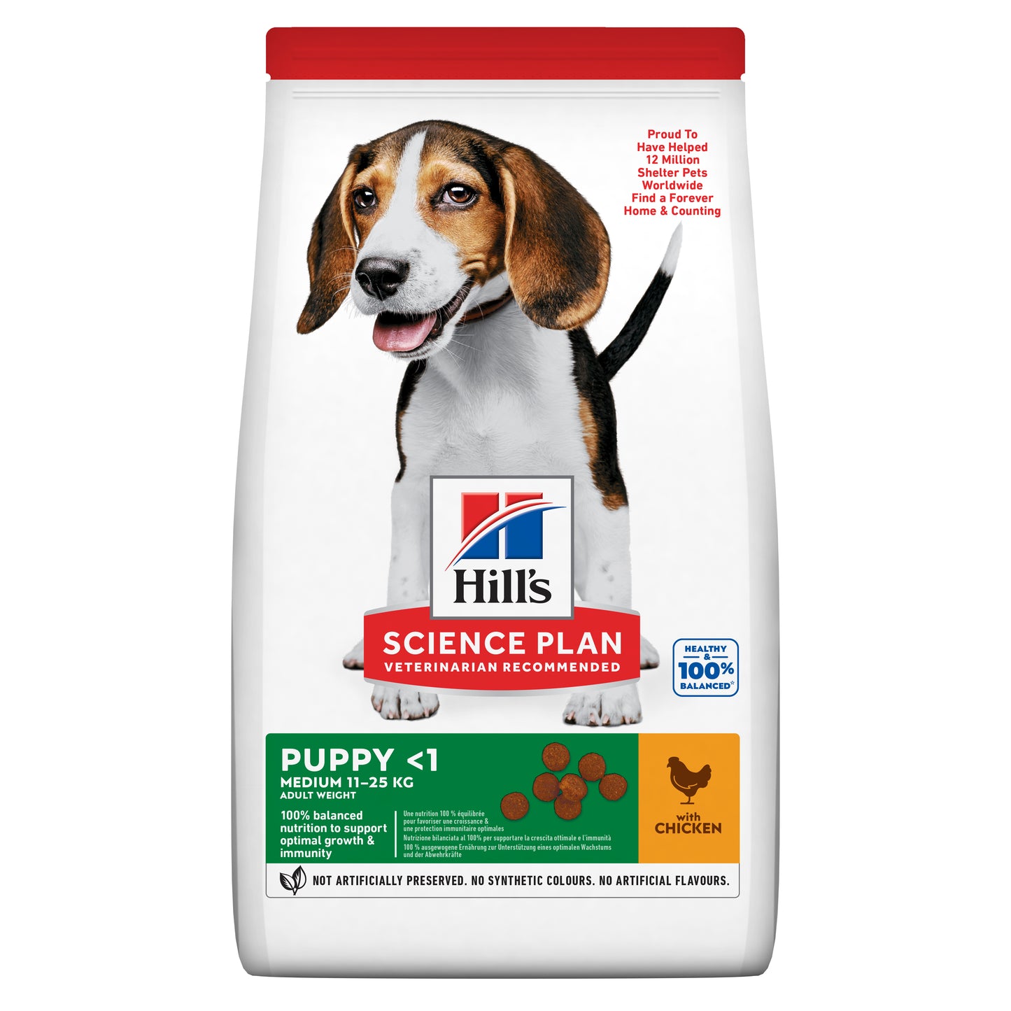 Propet Hill'S Science Plan Canine Medium & Large - Food For Dog - Dry Basic Line Puppy <1 Medium Breed Chicken 2.5Kg