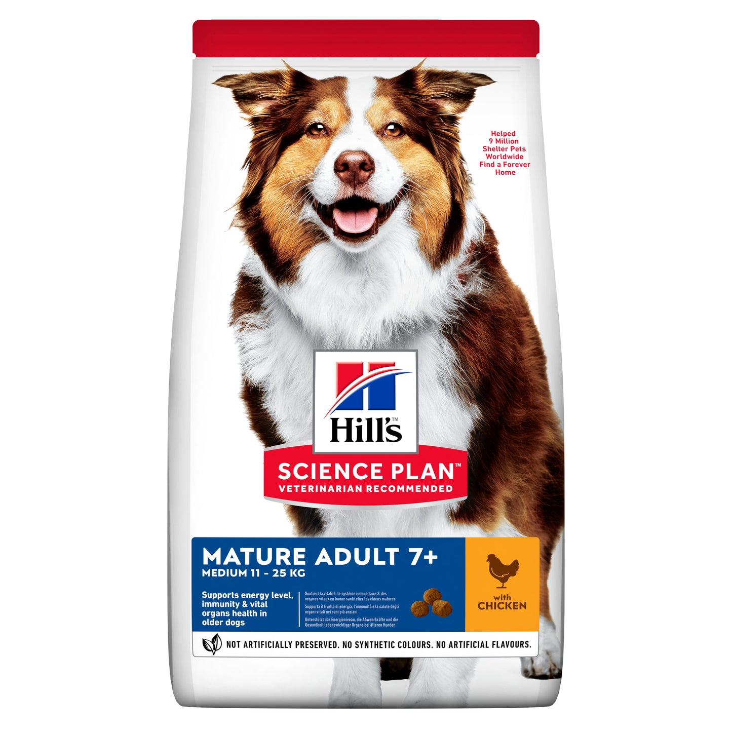 Propet Hill'S Science Plan Canine Medium & Large - Food For Dog - Dry Basic Line Mature 7+ Medium Breed Chicken 2.5Kg