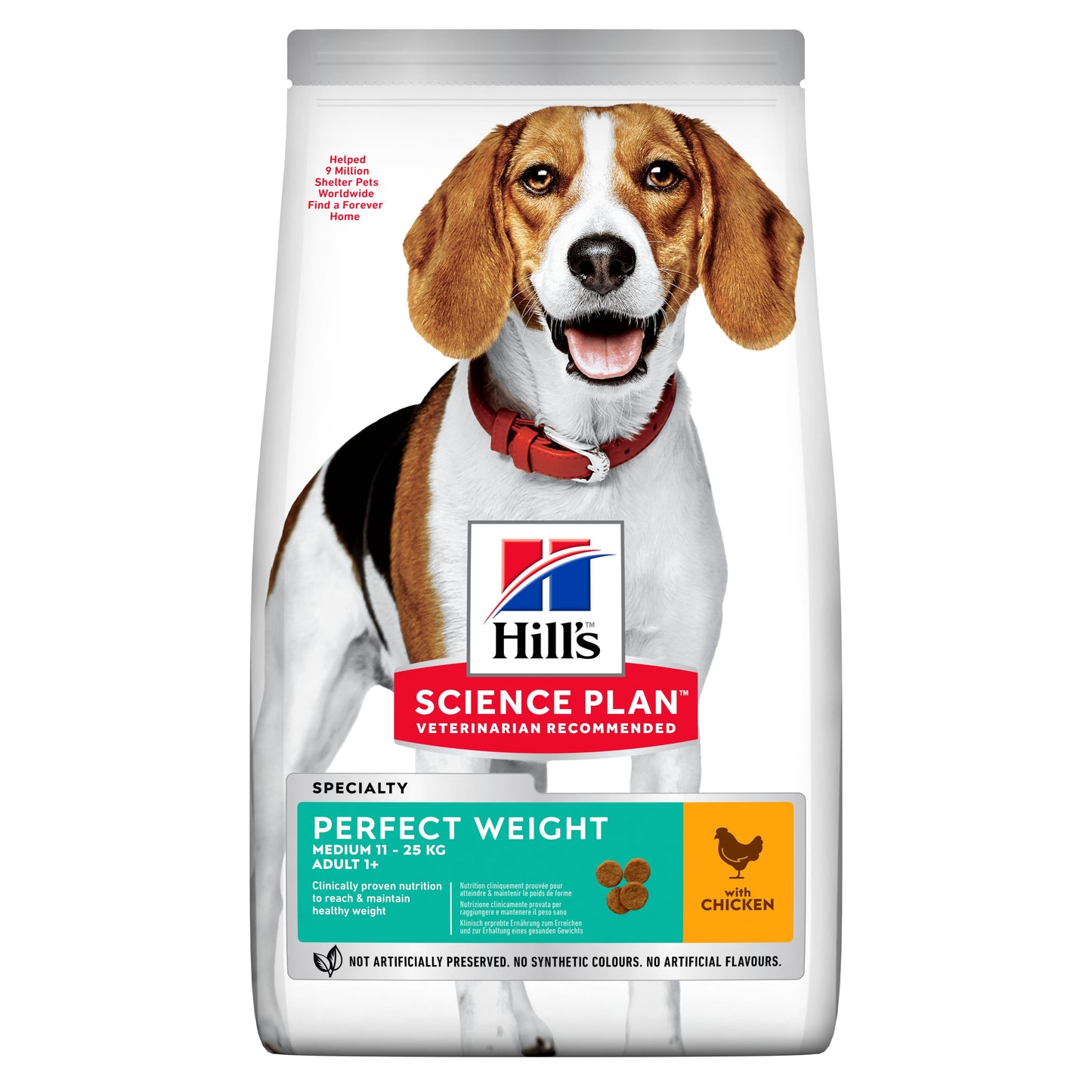 Propet Versele-Laga Hill'S Science Plan Canine Medium & Large - Food For Dog - Dry Special Line Perfect Weight Adult 1+ Medium Breed Chicken 2Kg