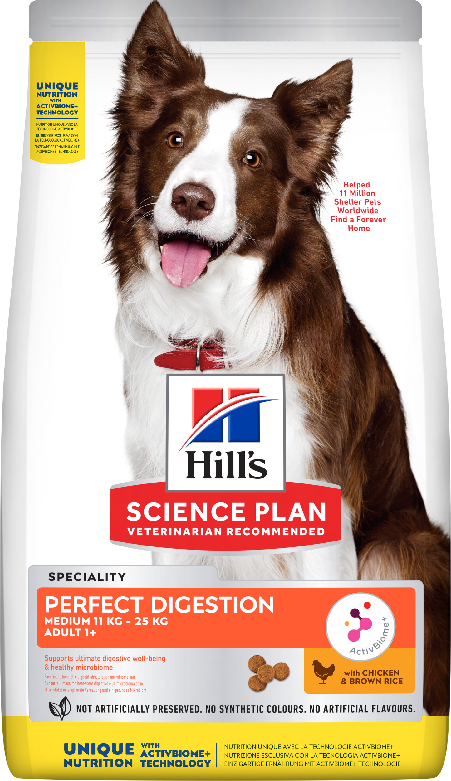 Propet Versele-Laga Hill'S Science Plan Canine Medium & Large - Food For Dog - Dry Special Line Perfect Digestion Adult 1+ Medium Breed Chicken 2.5Kg