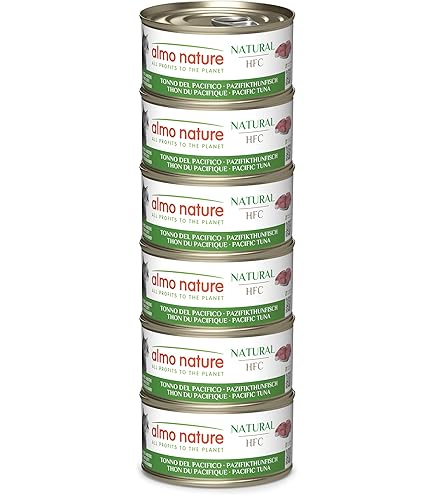 ALMO NATURE - Cat Wet Food HFC NATURAL MEGA PACIFIC OCEAN TUNA 6X70GR