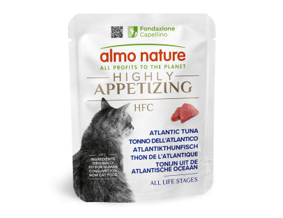 ALMO NATURE - Cat Wet Food HFC STERILISED ATLANTIC TUNA 50GR