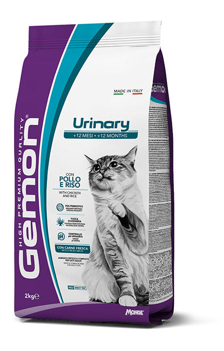 PROPET Gemon Complete Food for Cats - Dry Adult Adult
Urinary Chicken & Rice 2Kg