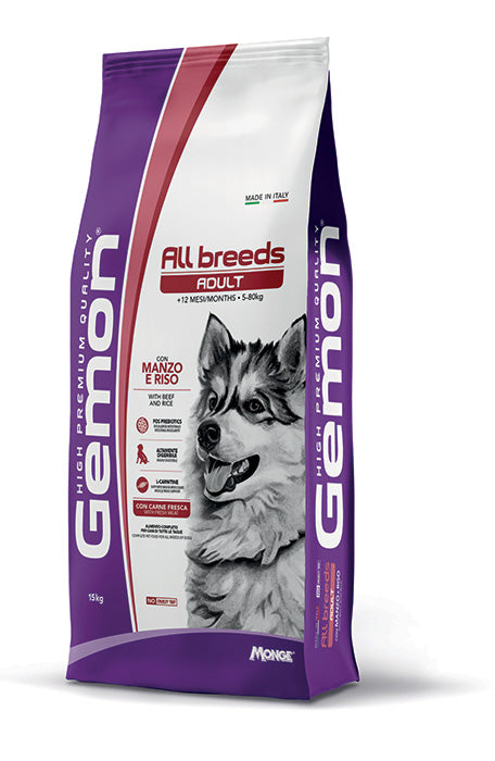 Gemon Dog Adult All Breeds Beef & Rice