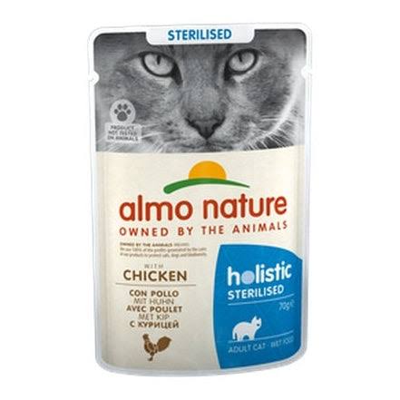 ALMO NATURE - Cat Wet Food PFC STERILISED CHICKEN 70GR