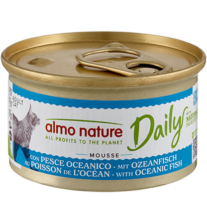 ALMO NATURE - Cat Wet Food DAILY MOUSSE OCEANIC FISH FOR CATS 85GR