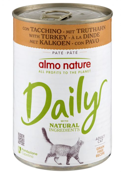 ALMO NATURE - Cat Dry Food DAILY PFC TURKEY 400GR