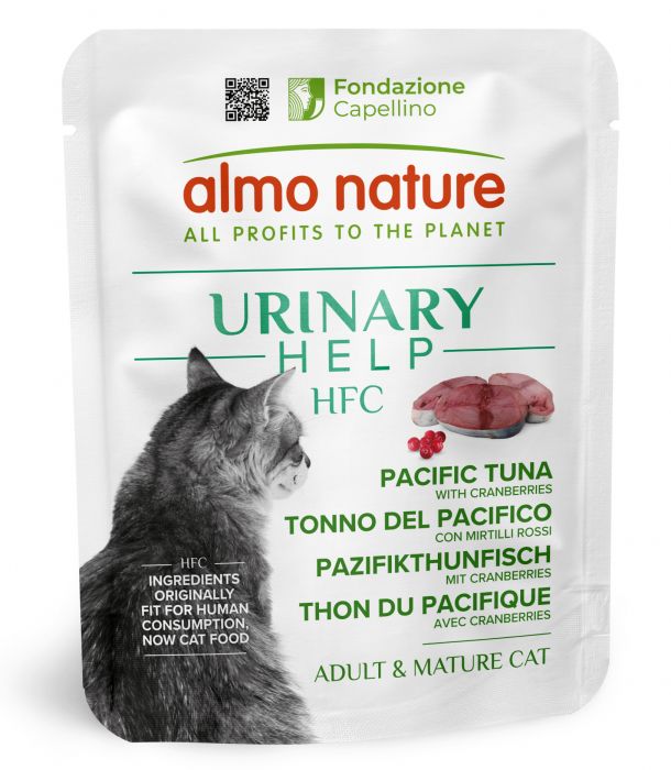 ALMO NATURE - Cat Wet Food HFC URINARY PACIFIC TUNA & CRANBERRIES 50GR