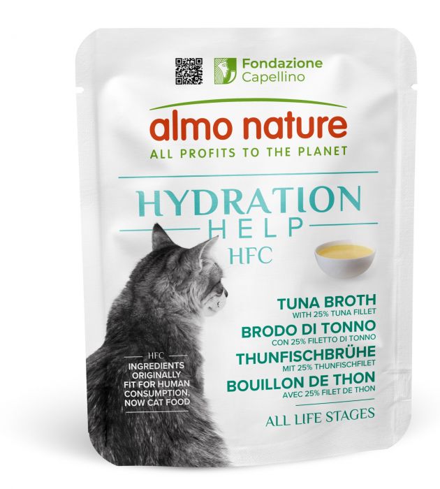 ALMO NATURE - Cat Treats HYDRATION HELP TUNA BROTH 50GR