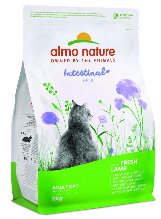 ALMO NATURE - Cat Dry Food FUNTIONAL DIGESTIVE HELP LAMB & RICE 2KG