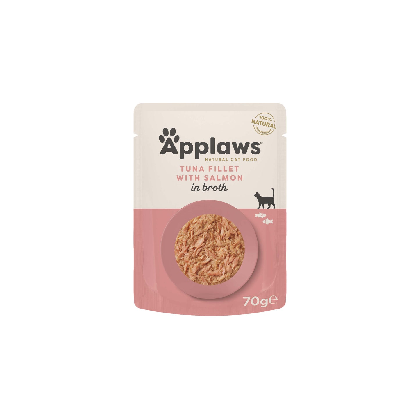 Applaws Cat Wet Food Broth Pouch Tuna with Salmon 70g-12
