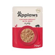 Applaws Jelly Pouch Chicken and Beef in Jelly