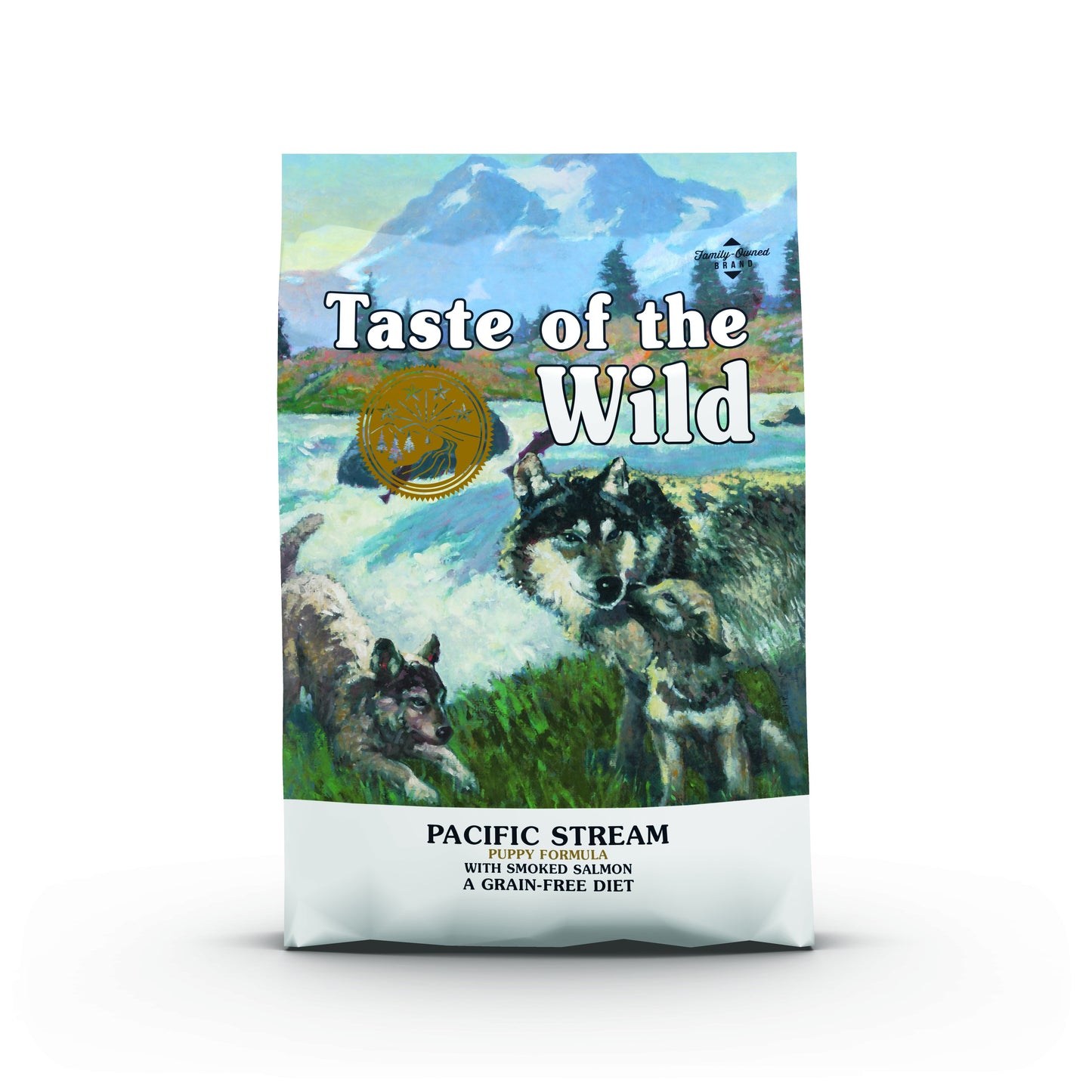 PROPET Taste of The Wild Super Premium Complete Food for Dogs Puppies All Breeds - Dry Food - Grain Free Pacific Stream Smoked Salmon 2Kg