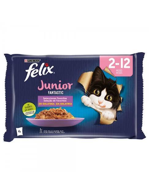 Felix Junior (2-12 months) Chicken in Jelly (4x85g)