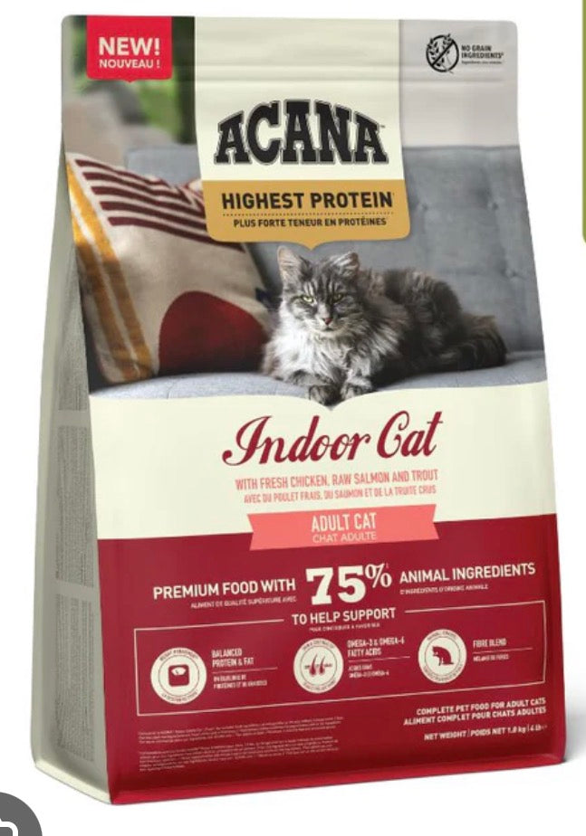 Acana Food For Cat Dry Highest Protein Indoor Cat 1.8Kg