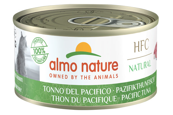 ALMO NATURE - Cat Wet Food HFC NAT. PACIFIC TUNA 150GR