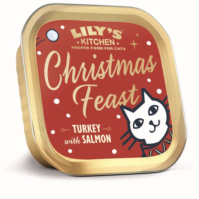 LILY'S KITCHEN - Cat Wet Food CHRISTMAS FEAST TURKEY & SALMON 85GR