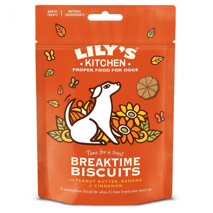 LILY'S KITCHEN - Dog Treats ORGANIC BREAKTIME BISCUITS 80GR