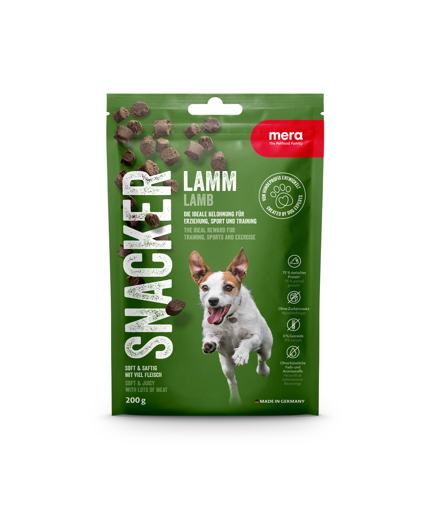 Mera -Treats - Food For Dog Snackers Lamb 200Gr