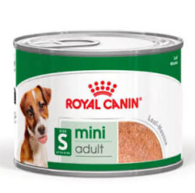 Royal Canin Dog Food Wet MINI ADULT CANS(12X195G)