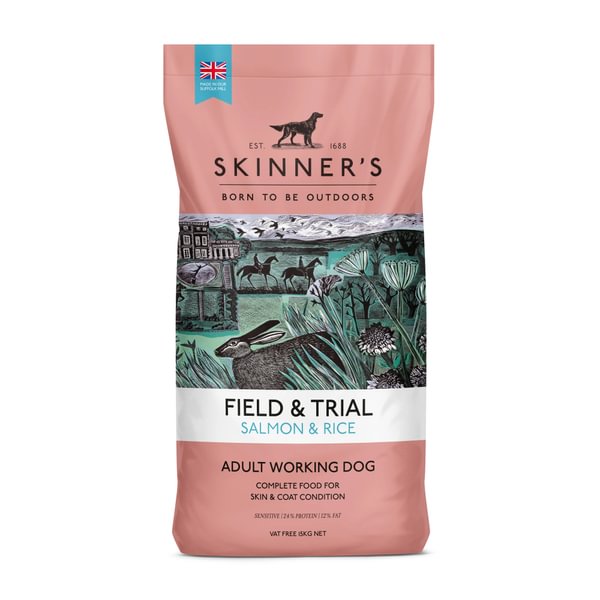 Skinners Food For Dog Dry Field & Trial Salmon and Rice 15kg