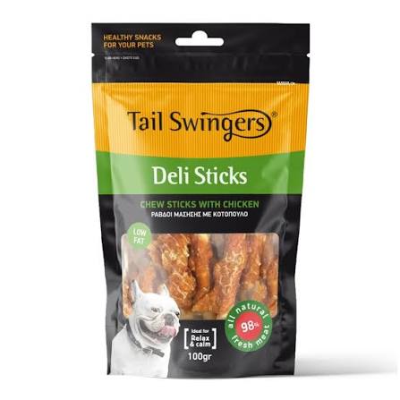 Tail Swingers - Rawhide Twists Small Chicken