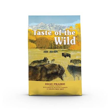 Taste of The Wild Super Premium Adults - Dry Food - Grain Free High Prairie All Breeds Roasted Bison & Venison
