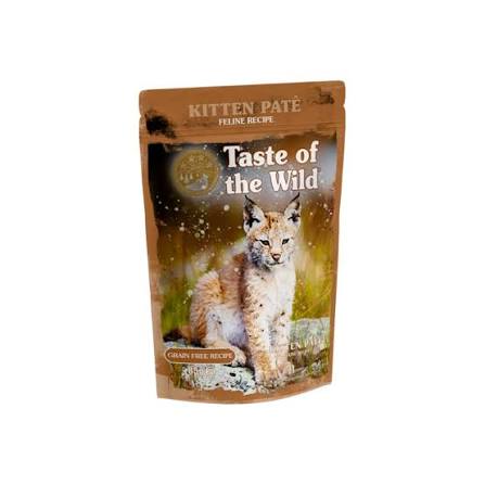 Taste of The Wild Super Premium Wet Food - Grain Free Kitten Chicken Pâté Pouch 85grx000D_ (Box of 12)