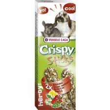 Versele-Laga Small Mammals Crispy Mega Sticks Rabbits-Chinchillas "Mountain Valley" 2 Pieces (Pack of 8)