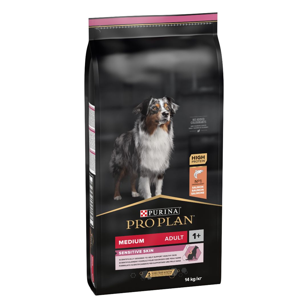 Proplan  - Food For Dog - Dry - Adult Medium Sensitive Salmon 14Kg