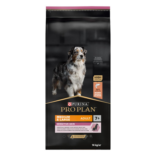 Purina Pro Plan Hund Adult 7+ Medium Large Lachs