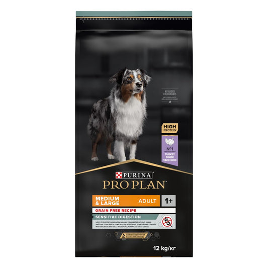 Purina Pro Plan Hund Adult Medium/Large Truthahn Getreidefrei