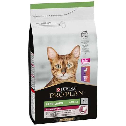 Proplan - Food For Cat - Dry - Sterilised Duck & Liver  1,5Kg