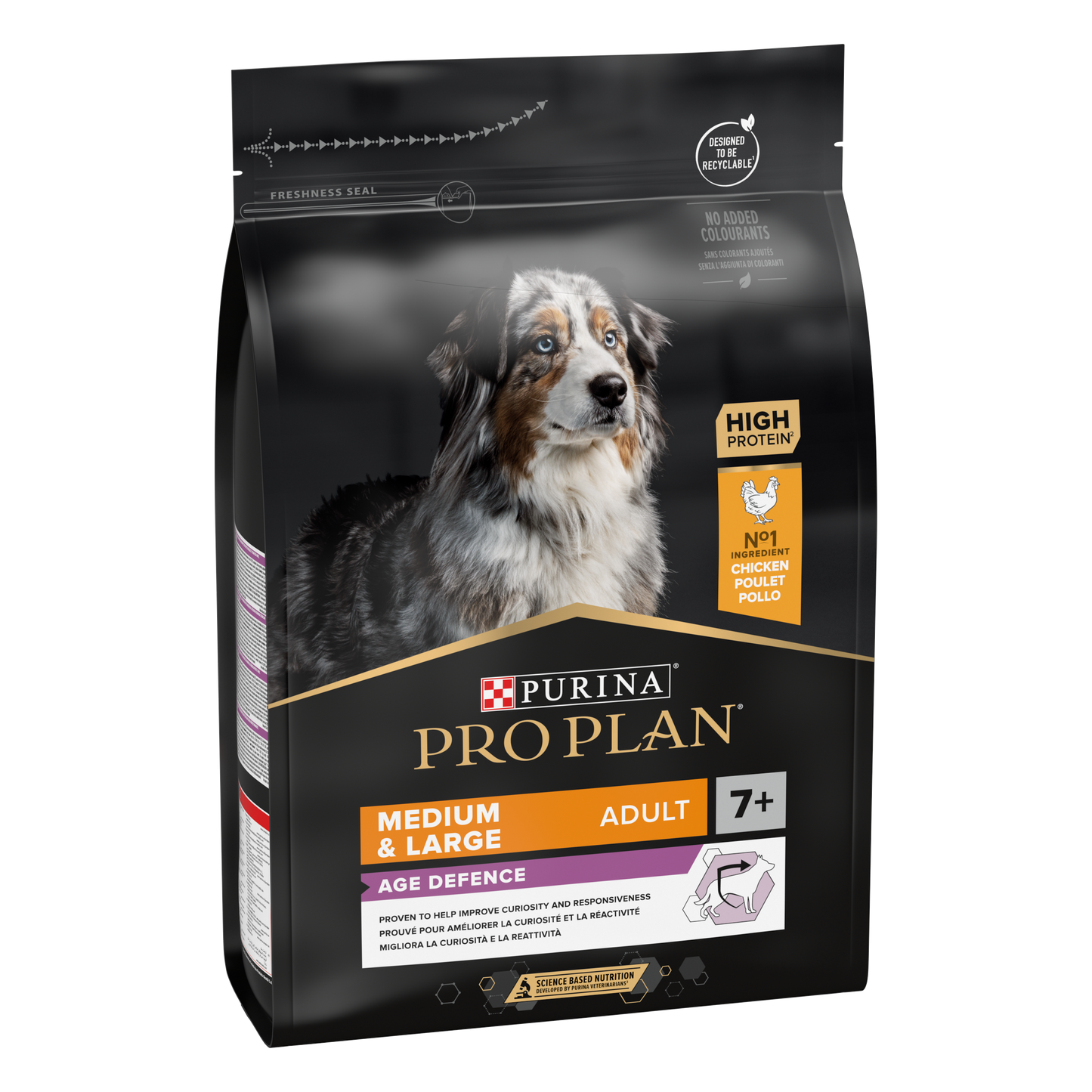 Proplan  - Food For Dog - Dry - Adult 7+ Medium Large Chicken 14Kg