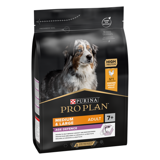 Proplan  - Food For Dog - Dry - Adult 7+ Medium Large Chicken 14Kg