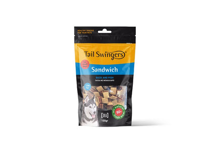 PROPET Dog Treats - Tail Swingers - Fish Sandwitch
Small Bites Cod & Duck 100gr