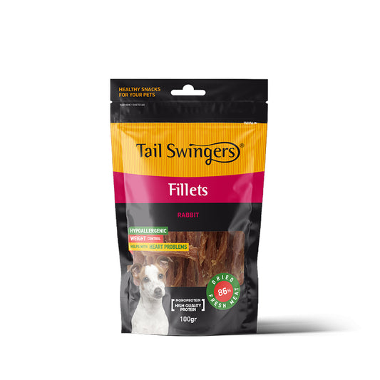 PROPET Dog Treats - Tail Swingers - Monoprotein Fillets Rabbit 100gr