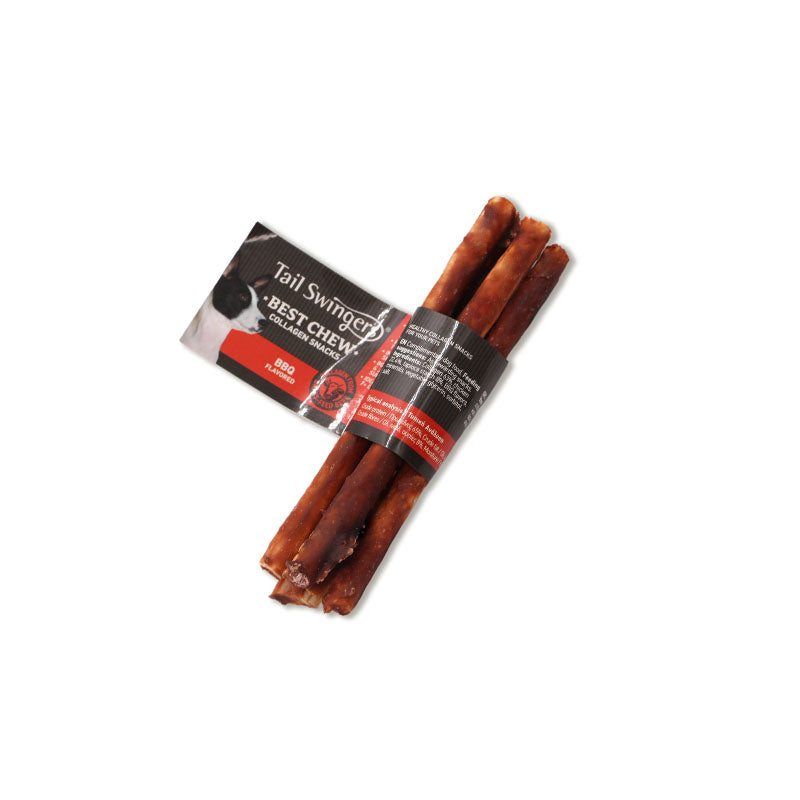 PROPET Dog Treats - Tail Swingers - Best Chew Collagen Sticks Collagen Sticks BBQ 7gr
13.5cm
5 pieces
Box of 10