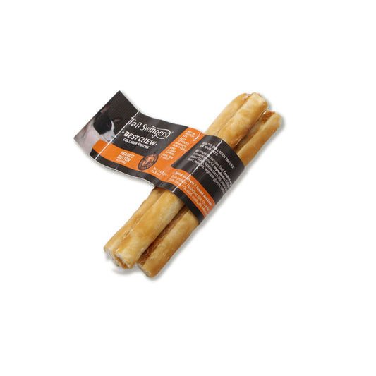PROPET Dog Treats - Tail Swingers - Best Chew Collagen Sticks Collagen Sticks Peanutbutter 22gr
13.5cm
3 pieces
Box of 12