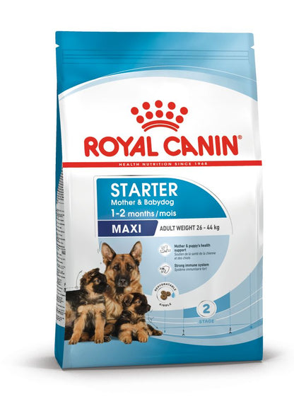 Royal Canin Dog Food Dry SHN MAXI STARTER M&B 4KG 15kg