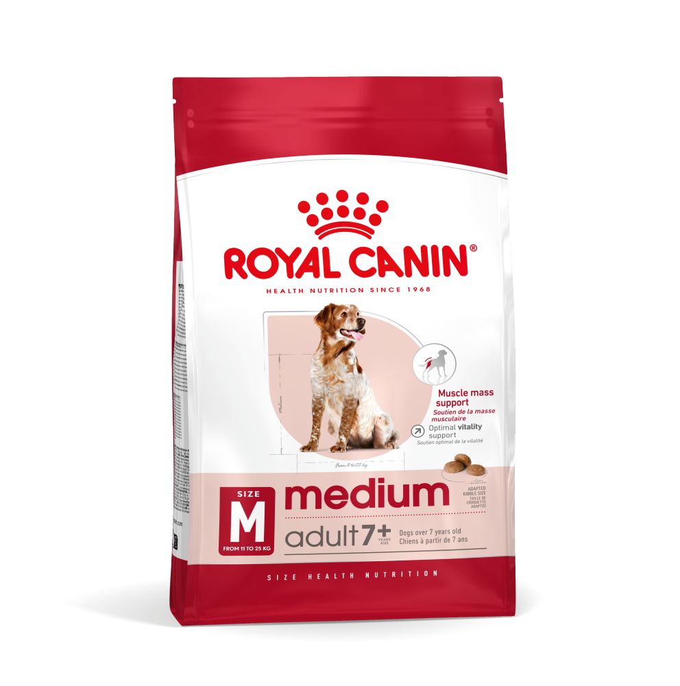 Royal Canin Dog Food Dry SHN MEDIUM ADULT 7+ 15KG 15kg